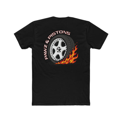 Pawz & Pistons Tee — No Lift Tire Fire Tee