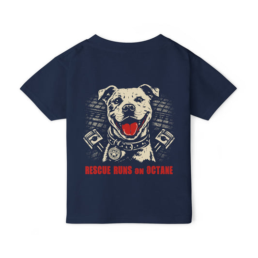 Toddler T-Shirt — Rescue runs on octane