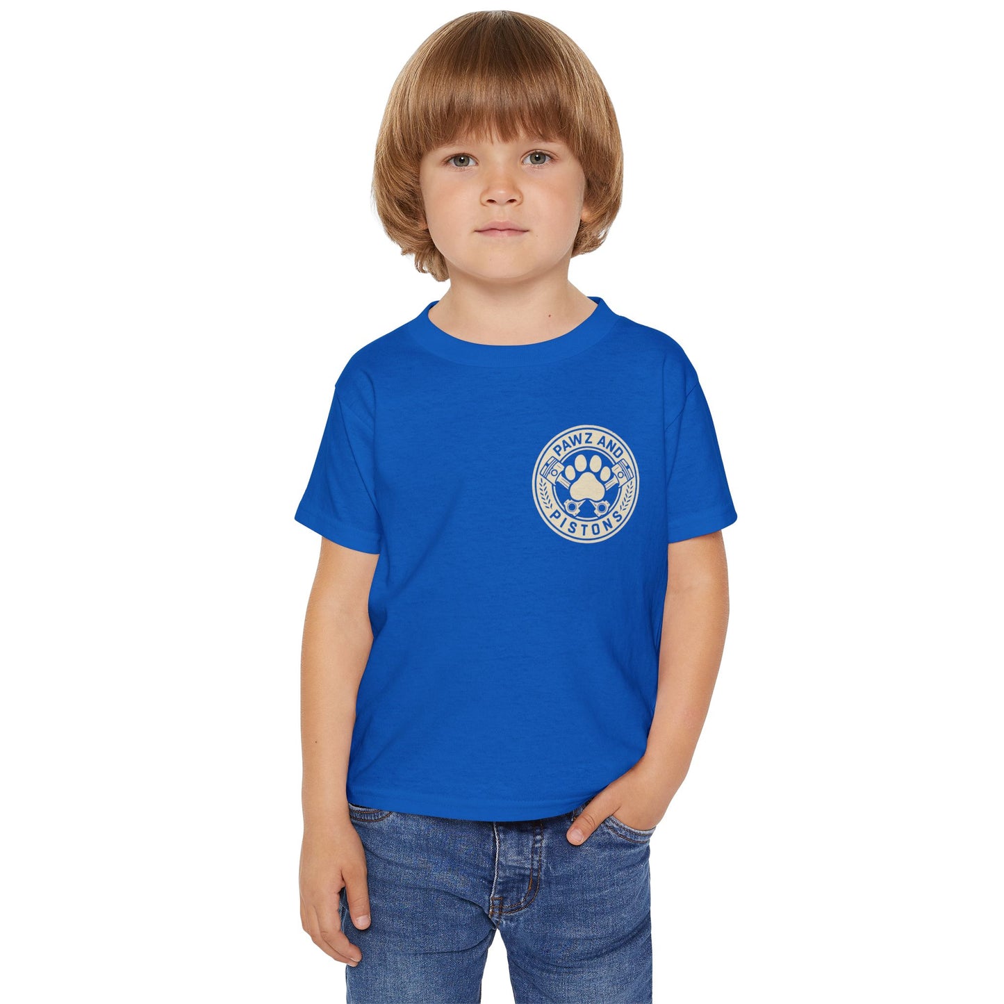 Toddler T-Shirt — Rescue Dogs on Octane Cute Pitbull Badge Tee