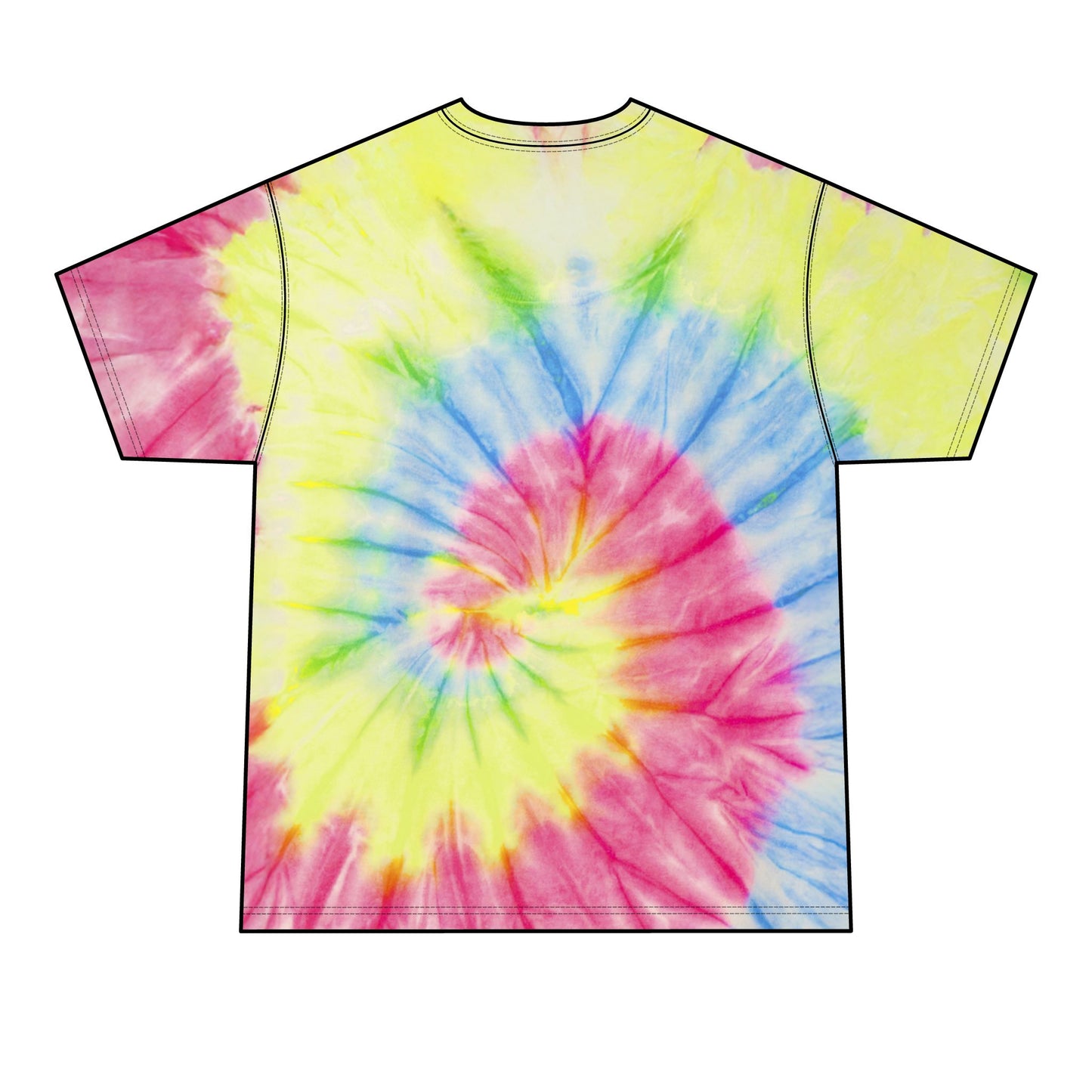 Tie-Dye T-Shirt — Pawz and Pistons Graphic Adult T-Shirt