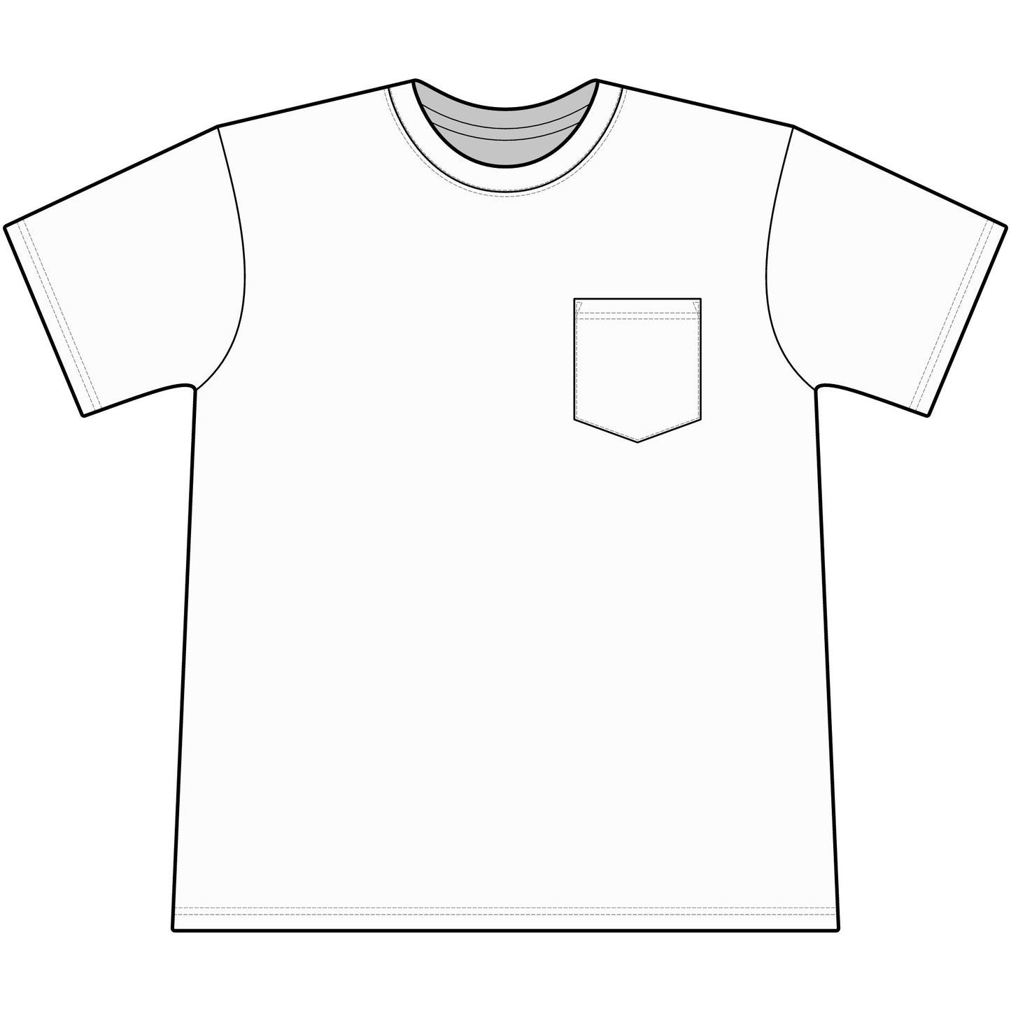 Pawz and Pistons Pocket Tee — Vintage Paw Print Auto Logo T-Shirt