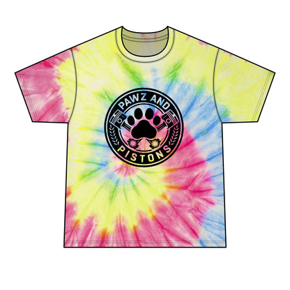 Tie-Dye T-Shirt — Pawz and Pistons Graphic Adult T-Shirt